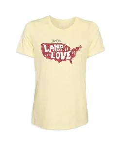 Discount Nayked Apparel Women'S Ridiculously Soft Lightweight Graphic Tee | Land That I Love