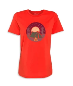 Discount Nayked Apparel Women'S Ridiculously Soft Graphic Tee | Campfire