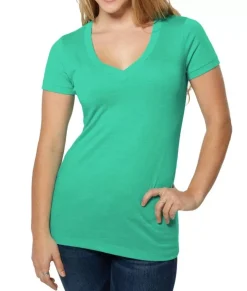Discount Nayked Apparel Women'S Ridiculously Soft Lightweight V-Neck T-Shirt