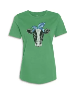 Outlet Nayked Apparel Women'S Ridiculously Soft Graphic Tee | Cow