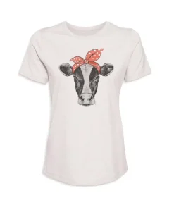 Outlet Nayked Apparel Women'S Ridiculously Soft Graphic Tee | Cow