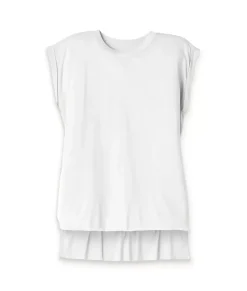 Sale Nayked Apparel Women'S Ridiculously Soft Flowy Rolled Cuffs Muscle Tee