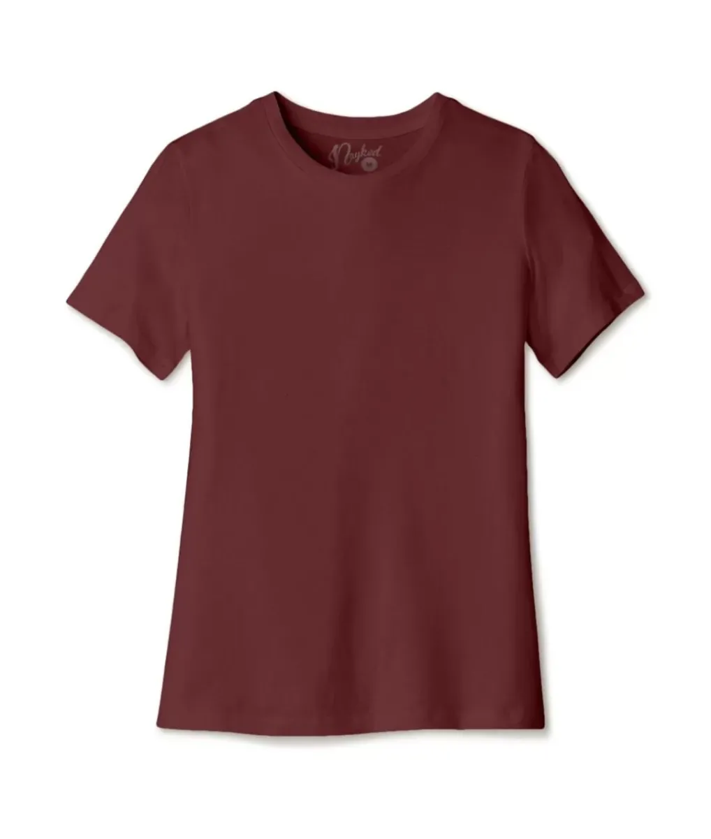 Hot Nayked Apparel Women'S Ridiculously Soft Relaxed Fit 100% Cotton T-Shirt | Classic