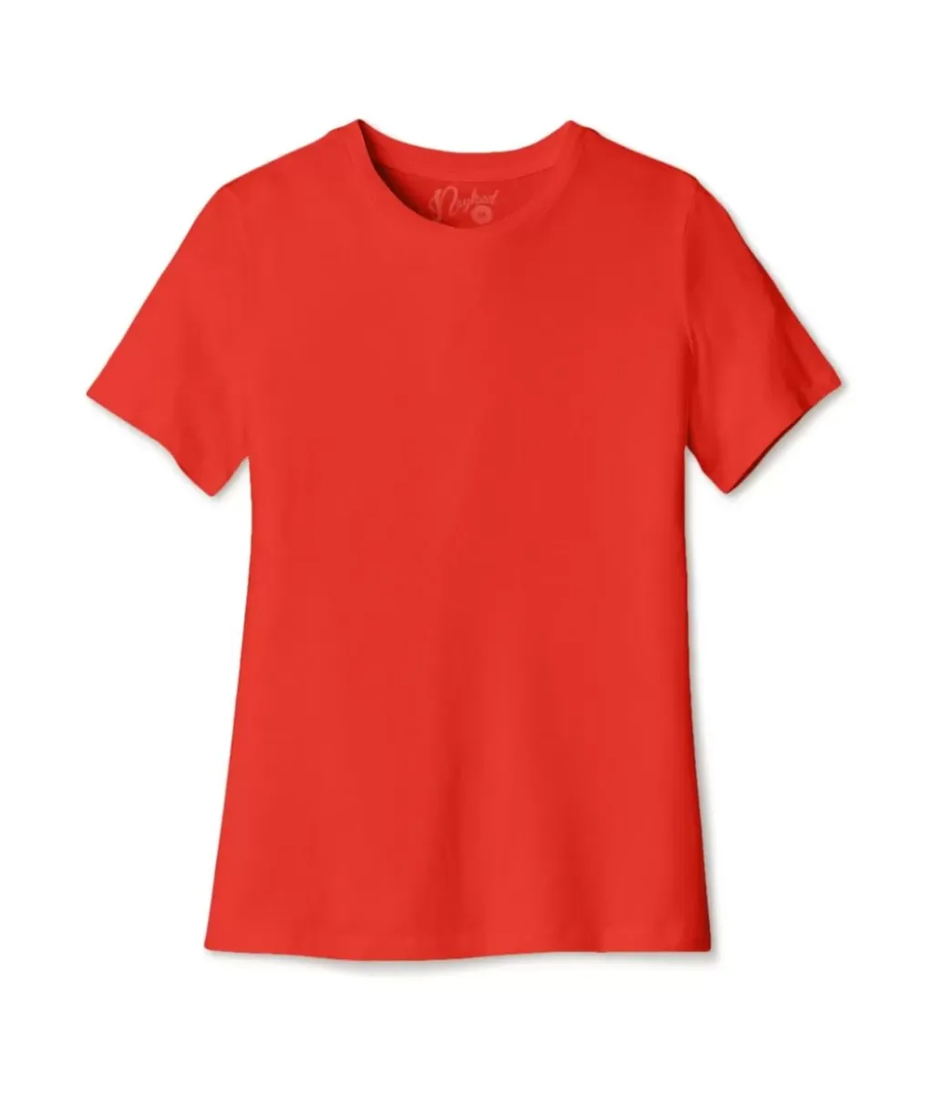 Hot Nayked Apparel Women'S Ridiculously Soft Relaxed Fit 100% Cotton T-Shirt | Classic