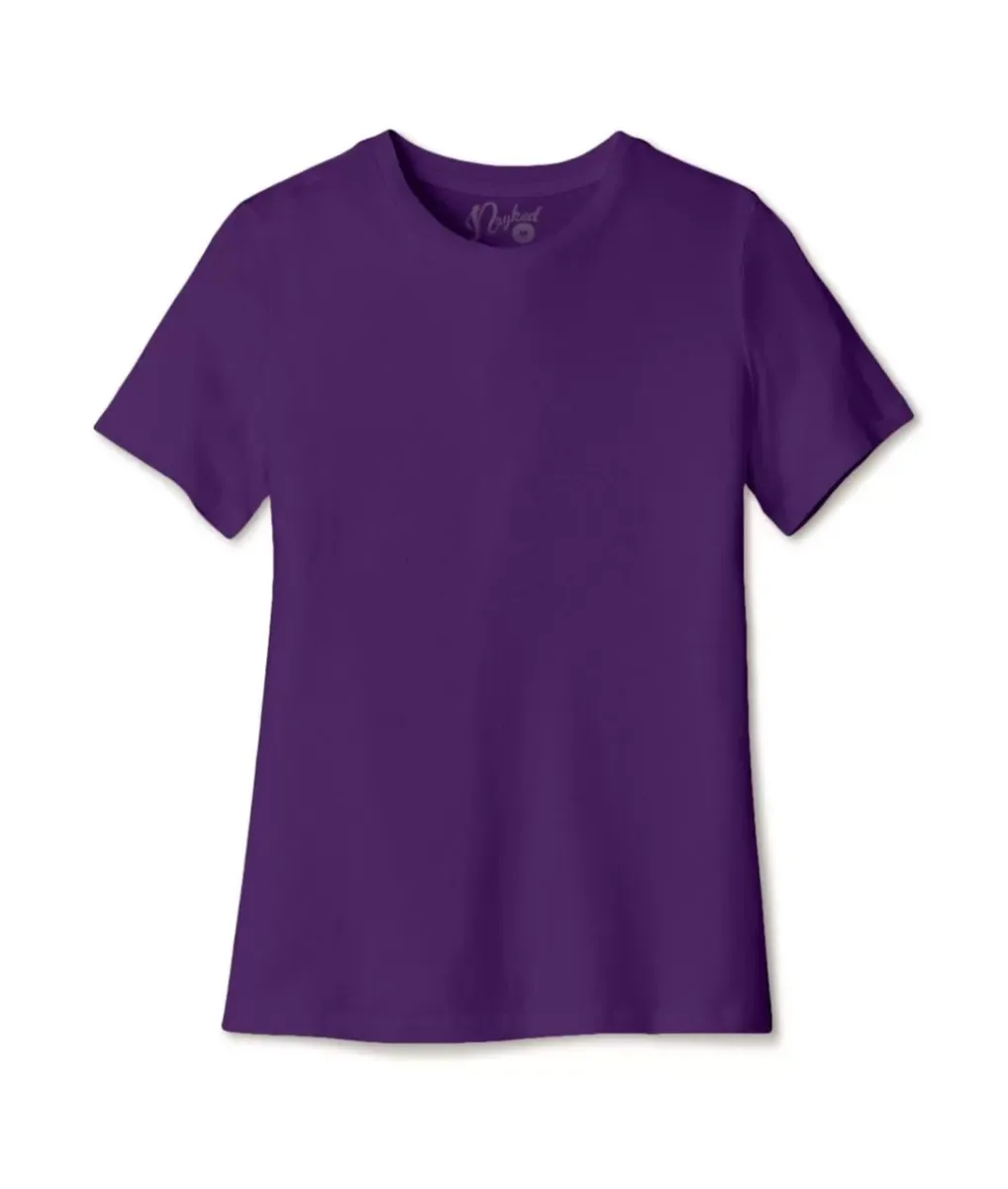 Hot Nayked Apparel Women'S Ridiculously Soft Relaxed Fit 100% Cotton T-Shirt | Classic