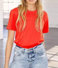 Hot Nayked Apparel Women'S Ridiculously Soft Relaxed Fit 100% Cotton T-Shirt | Classic