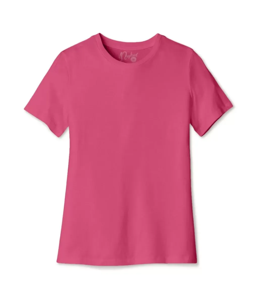 Hot Nayked Apparel Women'S Ridiculously Soft Relaxed Fit 100% Cotton T-Shirt | Classic