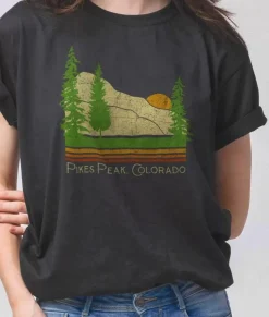Hot Nayked Apparel Women'S Ridiculously Soft Graphic Tee | Pike'S Peak