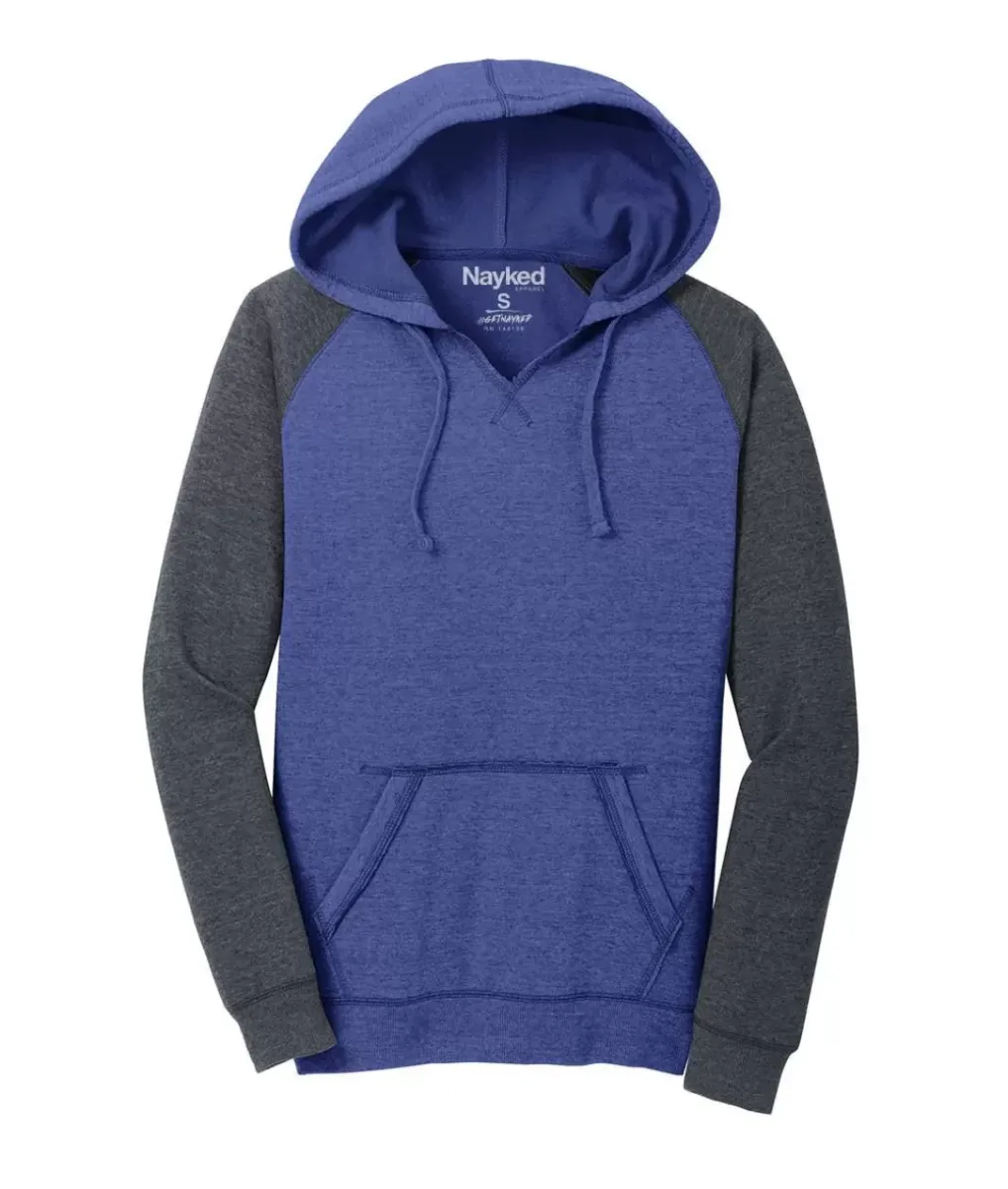 Discount Nayked Apparel Women'S Ridiculously Soft Raglan Fleece Hoodie