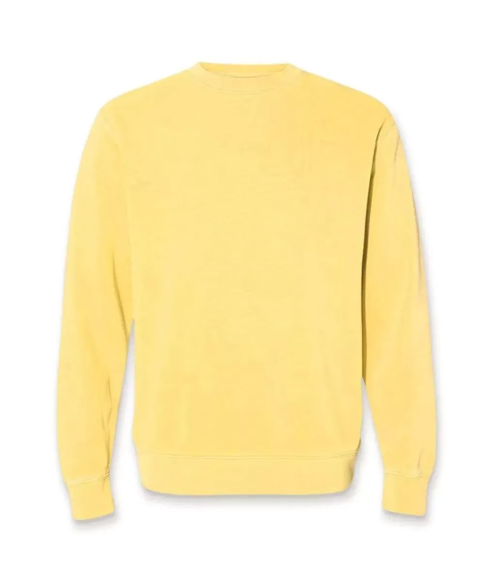 Online Nayked Apparel Women'S Ridiculously Soft Oversized Pigment-Dyed Graphic Sweatshirt | Sailboat Pigment Yellow