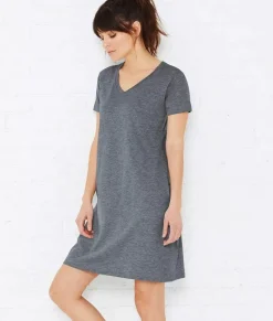 Online Nayked Apparel Women'S Ridiculously Soft V-Neck T-Shirt Dress