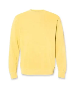 Discount Nayked Apparel Women'S Ridiculously Soft Oversized Pigment-Dyed Graphic Sweatshirt | Sailboat Pigment Yellow