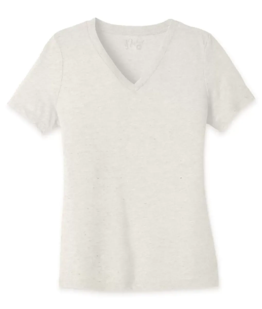 Discount Nayked Apparel Women'S Ridiculously Soft Relaxed Fit Lightweight V-Neck T-Shirt