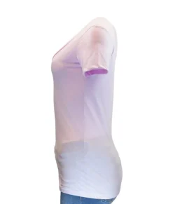 Hot Nayked Apparel Women'S Ridiculously Soft Midweight V-Neck T-Shirt