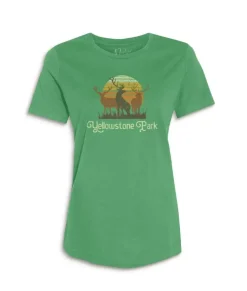 Online Nayked Apparel Women'S Ridiculously Soft Graphic Tee | Yellowstone Park