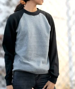 Sale Nayked Apparel Women'S Ridiculously Soft Boyfriend Colorblocked Raglan Pullover