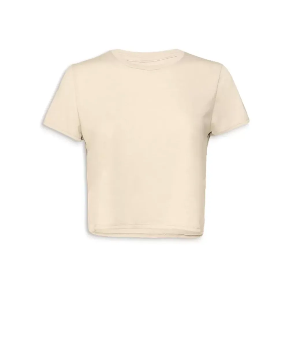 Fashion Nayked Apparel Women'S Ridiculously Soft Cropped Breezy Tee