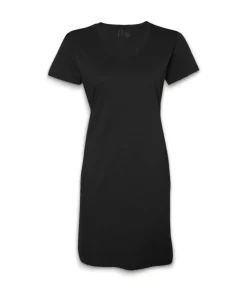 Discount Nayked Apparel Women'S Ridiculously Soft V-Neck T-Shirt Dress