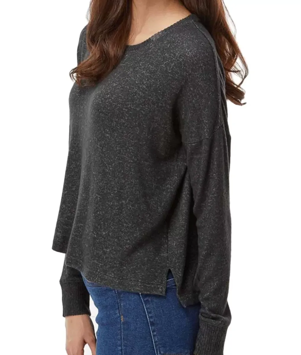 Fashion Nayked Apparel Women'S Ridiculously Soft Cuddle Fleece Boxy Pullover