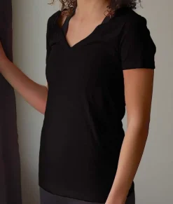 Clearance Nayked Apparel Women'S Ridiculously Soft Midweight V-Neck T-Shirt