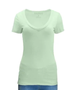 Clearance Nayked Apparel Women'S Ridiculously Soft Midweight V-Neck T-Shirt