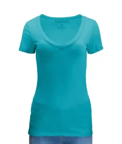 Clearance Nayked Apparel Women'S Ridiculously Soft Midweight V-Neck T-Shirt