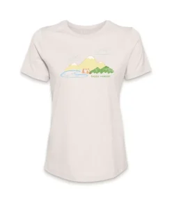 New Nayked Apparel Women'S Ridiculously Soft 100% Cotton Graphic Tee | Happy Camper