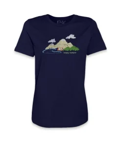 New Nayked Apparel Women'S Ridiculously Soft 100% Cotton Graphic Tee | Happy Camper