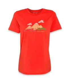 New Nayked Apparel Women'S Ridiculously Soft 100% Cotton Graphic Tee | Happy Camper