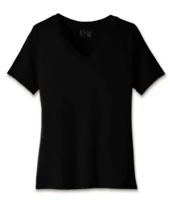 Clearance Nayked Apparel Women'S Ridiculously Soft Relaxed Fit 100% Cotton V-Neck T-Shirt