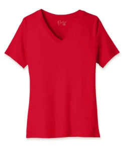 Clearance Nayked Apparel Women'S Ridiculously Soft Relaxed Fit 100% Cotton V-Neck T-Shirt