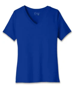 Clearance Nayked Apparel Women'S Ridiculously Soft Relaxed Fit 100% Cotton V-Neck T-Shirt