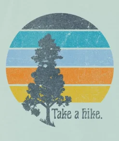 Best Nayked Apparel Women'S Ridiculously Soft Cropped Graphic Pullover Sweatshirt | Take A Hike