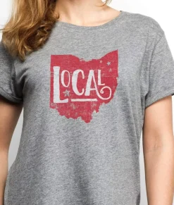 Outlet Nayked Apparel Women'S Ridiculously Soft Lightweight Graphic Tee | Local