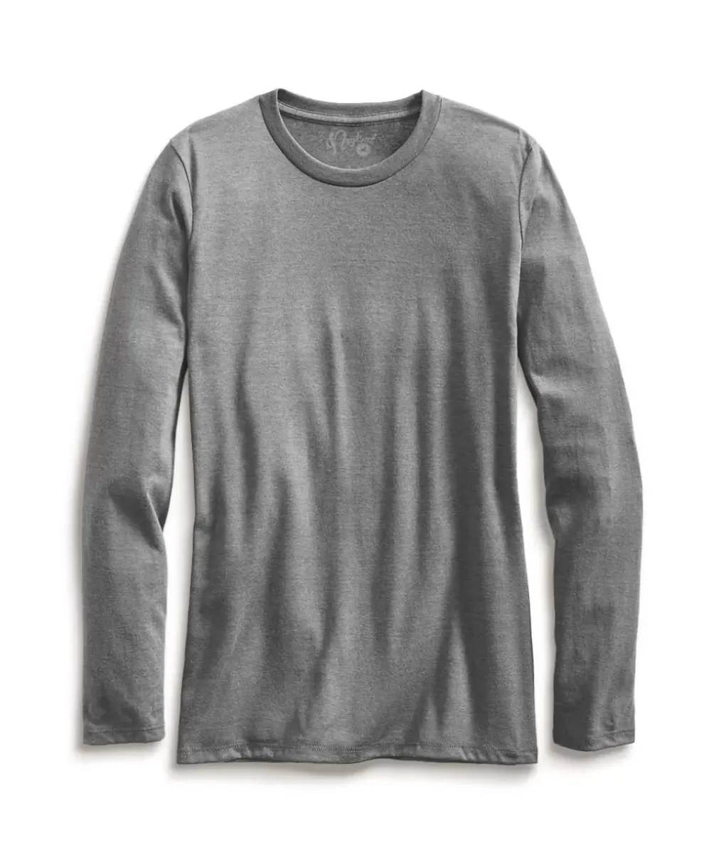 Hot Nayked Apparel Women'S Ridiculously Soft Recycled Lightweight Long Sleeve T-Shirt