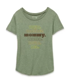 Fashion Nayked Apparel Women'S Ridiculously Soft Vintage Oversized Graphic Tee | Mommy