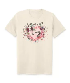 Discount Nayked Apparel Women'S Ridiculously Soft Oversized Sueded Graphic T-Shirt | I Can Buy Myself Flowers