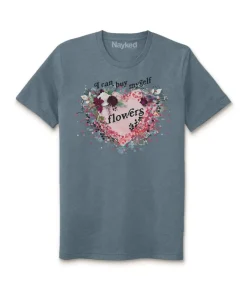 Discount Nayked Apparel Women'S Ridiculously Soft Oversized Sueded Graphic T-Shirt | I Can Buy Myself Flowers