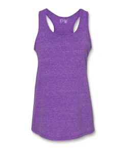 New Nayked Apparel Women'S Ridiculously Soft Snow Heather Racerback Tank Top