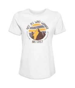 Sale Nayked Apparel Women'S Ridiculously Soft Graphic Tee | Not All Who Wander Are Lost