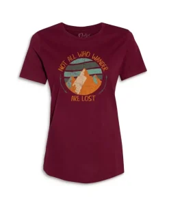 Sale Nayked Apparel Women'S Ridiculously Soft Graphic Tee | Not All Who Wander Are Lost