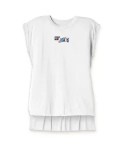 Hot Nayked Apparel Women'S Ridiculously Soft Flowy Rolled Cuff Muscle Graphic Tee | Loved