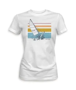 Outlet Nayked Apparel Women'S Ridiculously Soft Midweight Graphic Tee | Let'S Coast