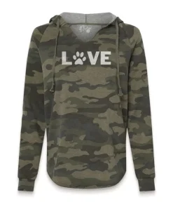 Outlet Nayked Apparel Women'S Ridiculously Soft Wave Wash Valentine'S Day Graphic Hoodie | Love My Pet