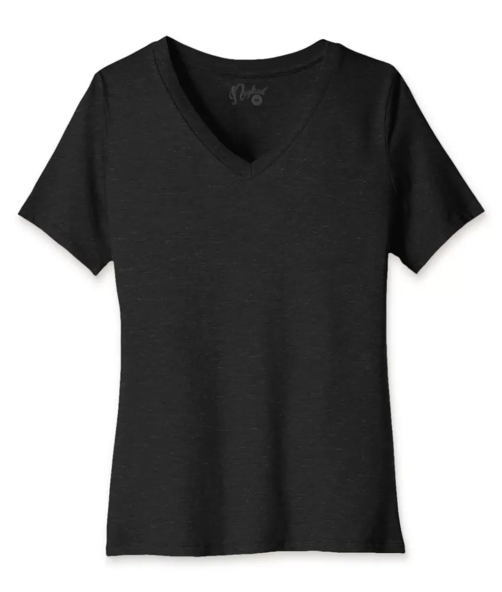Discount Nayked Apparel Women'S Ridiculously Soft Relaxed Fit V-Neck T-Shirt