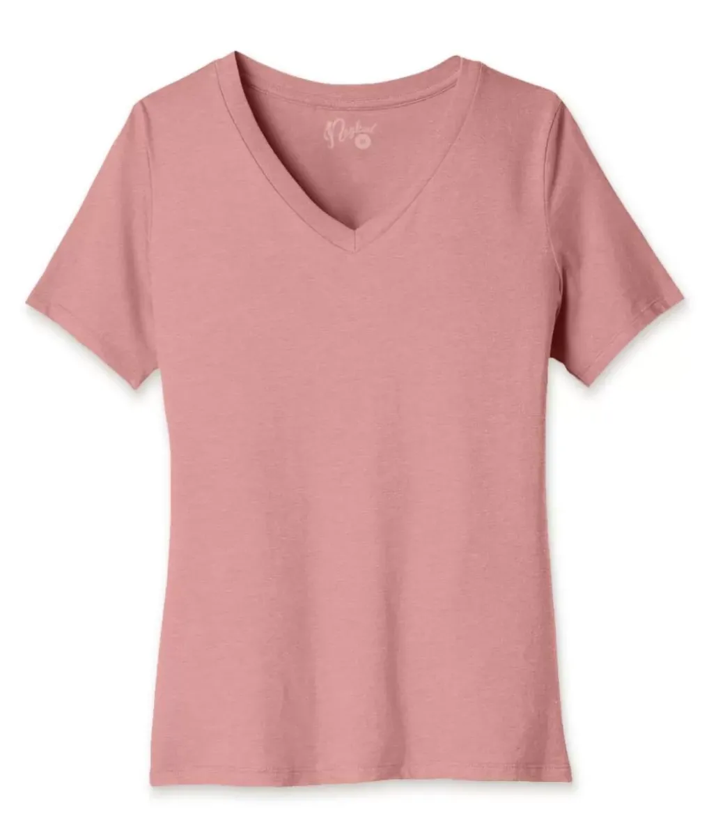 Discount Nayked Apparel Women'S Ridiculously Soft Relaxed Fit V-Neck T-Shirt