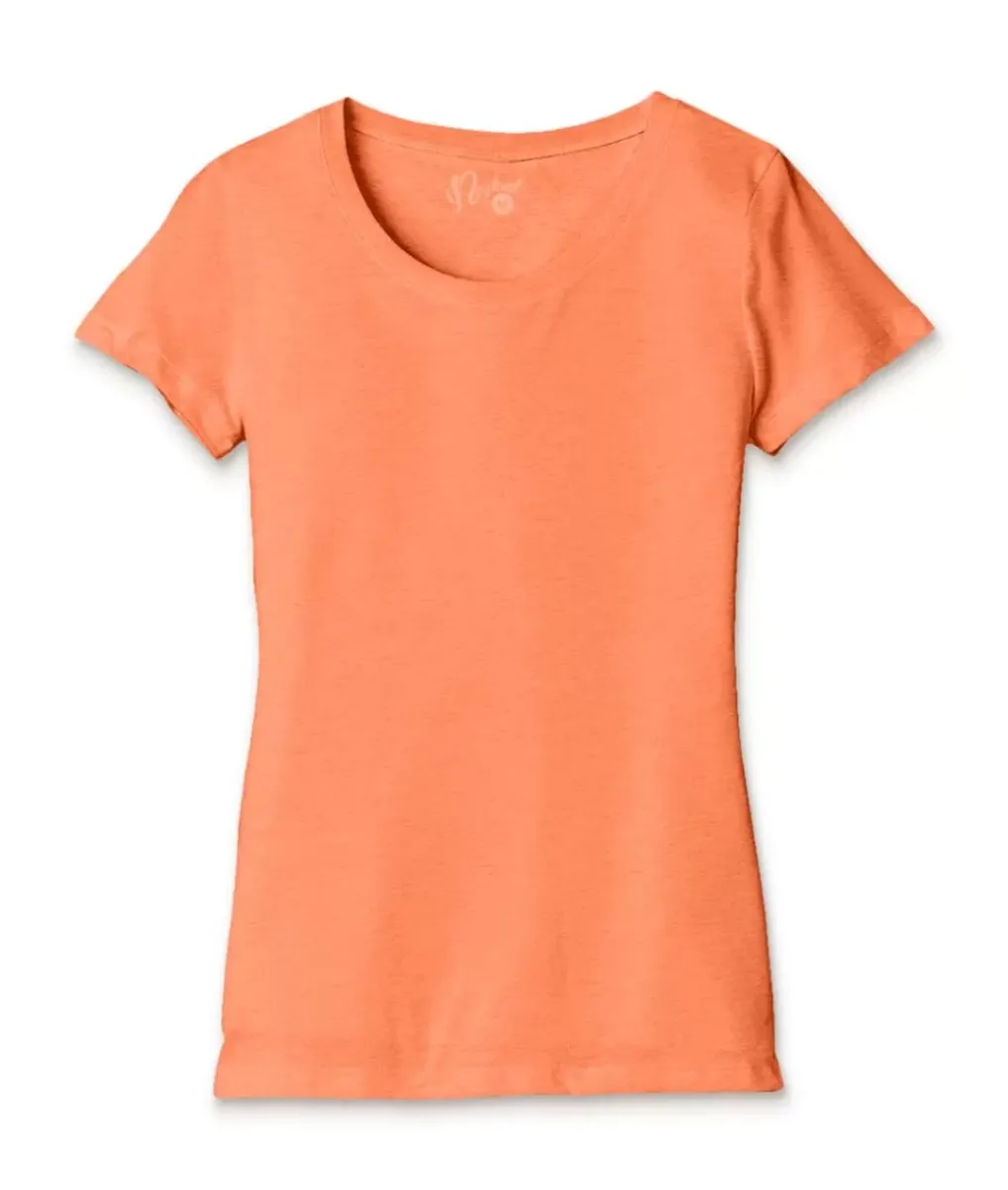 Discount Nayked Apparel Women'S Ridiculously Soft Lightweight Scoop-Neck T-Shirt