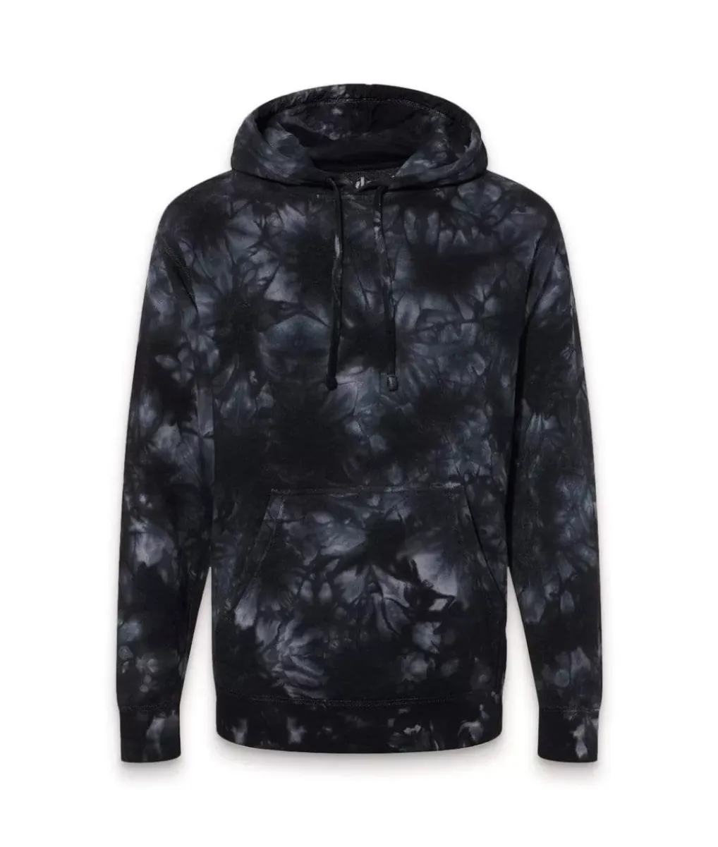 Fashion Nayked Apparel Women'S Ridiculously Soft Tie Dye Hooded Sweatshirt
