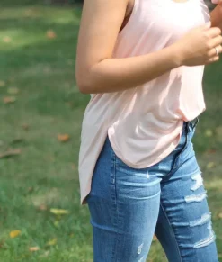 New Nayked Apparel Women'S Ridiculously Soft Lightweight Flowy Tank Top With Side Slits