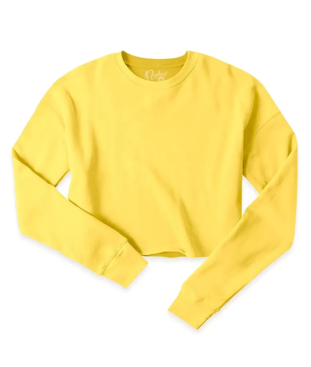 Discount Nayked Apparel Women'S Ridiculously Soft Cropped Sweatshirt